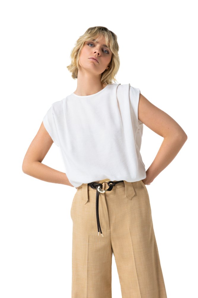 Caroline Biss Top1693 Off White