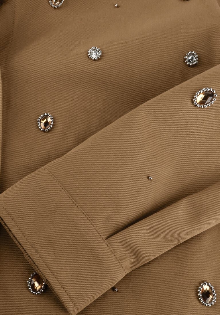 Silvian Heach Blouse Hestua GPP2646CA Bruin - Afbeelding 6