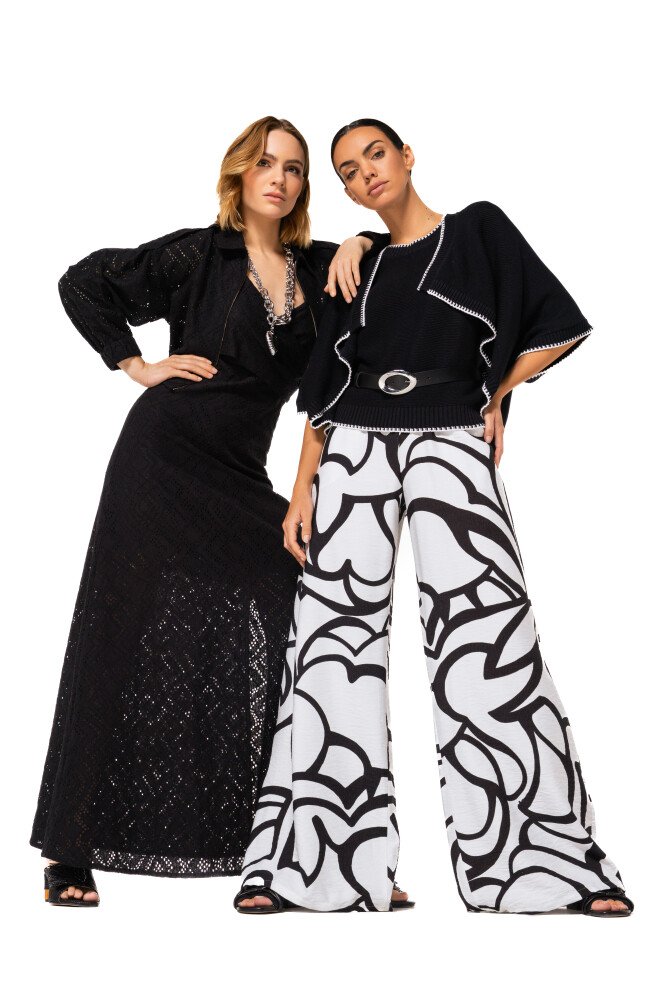 Caroline Biss Palazzo Broek Bloemenprint 1561 Multicolor - Afbeelding 7