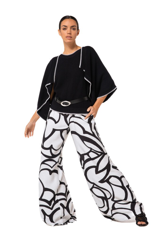 Caroline Biss Palazzo Broek Bloemenprint 1561 Multicolor - Afbeelding 4