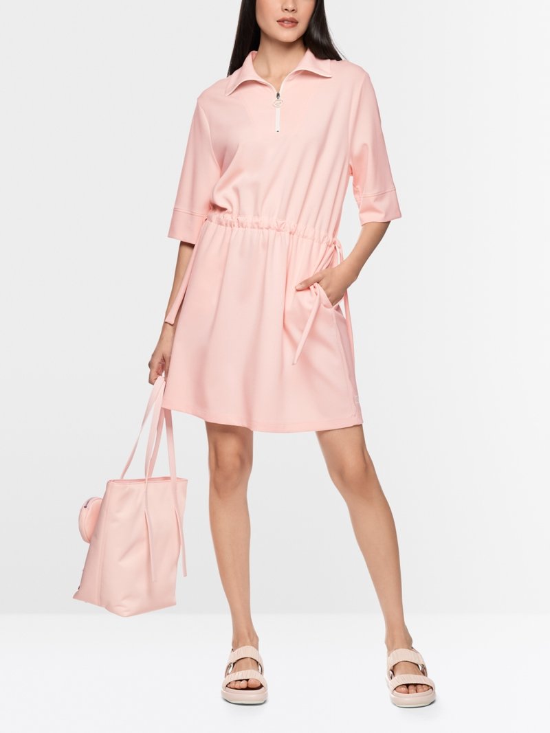 Marc Cain Casual Jersey Jurk AS2150J58 Rosewater - Afbeelding 2