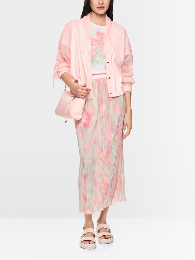 Marc Cain Licht Jasje AS3122J56 Rosewater - Afbeelding 2