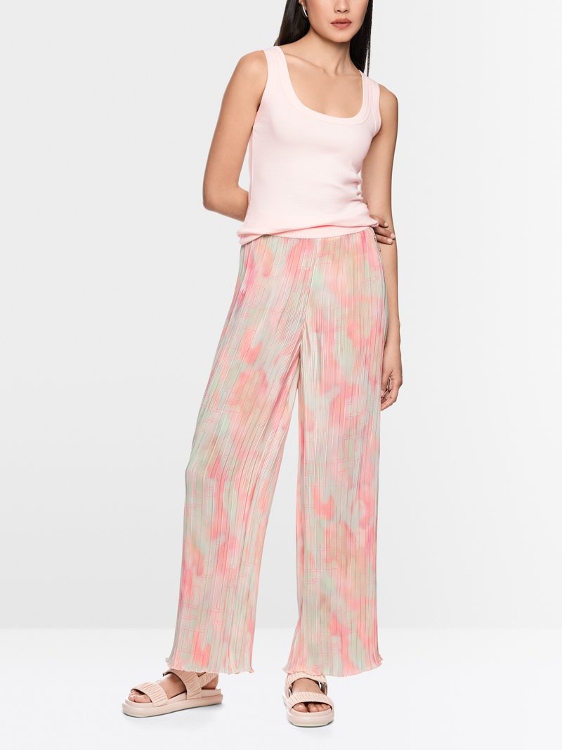 Marc Cain Basic Top Stretchkatoen AS3417J58 Rosewater - Afbeelding 4