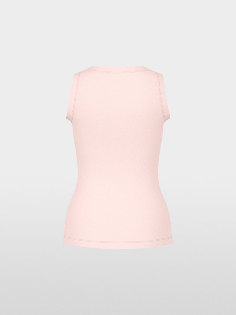 Marc Cain Basic Top Stretchkatoen AS3417J58 Rosewater - Afbeelding 7