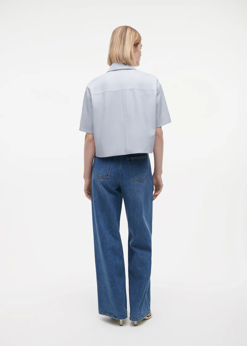 Studio AR Leather Top Eveline 015L261018 Blue Sky - Afbeelding 4