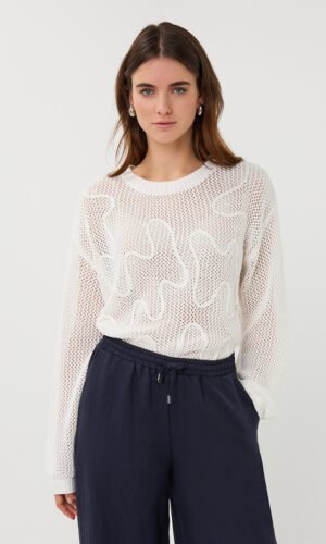 Esqualo Trui 3D Tapes SP26.02032 Off White