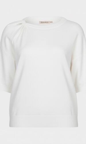 Esqualo ToP Twist Basic Knit SP26.07002 Off White