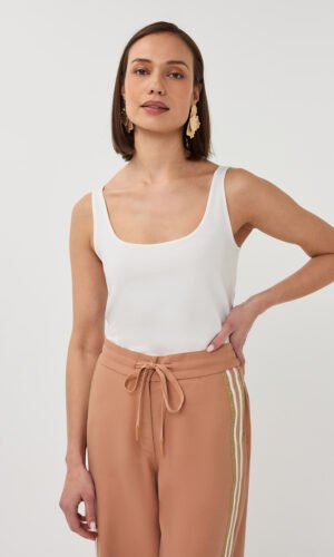 Esqualo Singlet Basic SP26.30011 Off White