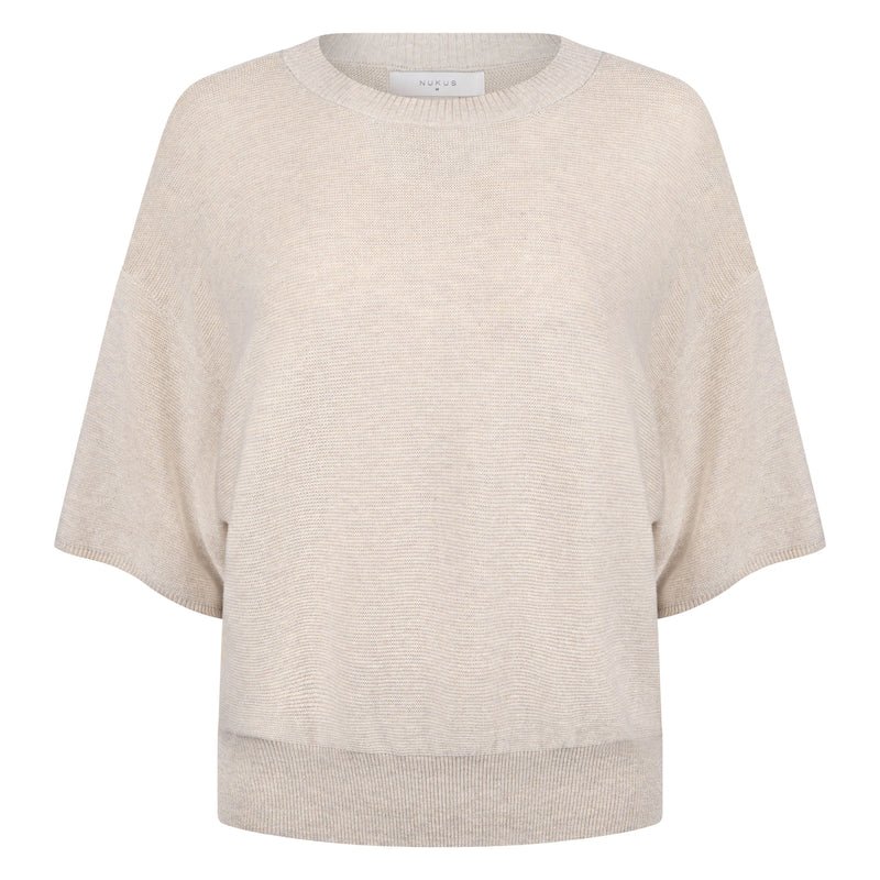 Nukus Winnie Pullover Lurex NKS03057 Sand - Afbeelding 6