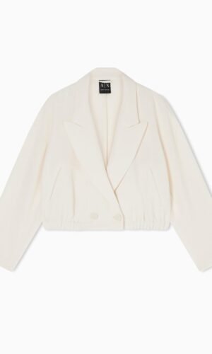 Armani Exchange Dobby Blazer Jasje XW002834 Off White