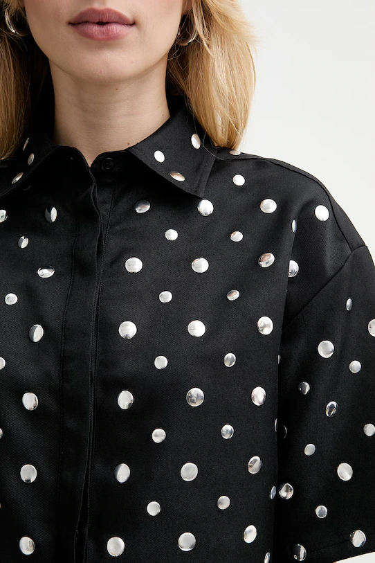 Silvian Heach Shirt/Top Nipolis GPP26471CA Zwart - Afbeelding 4