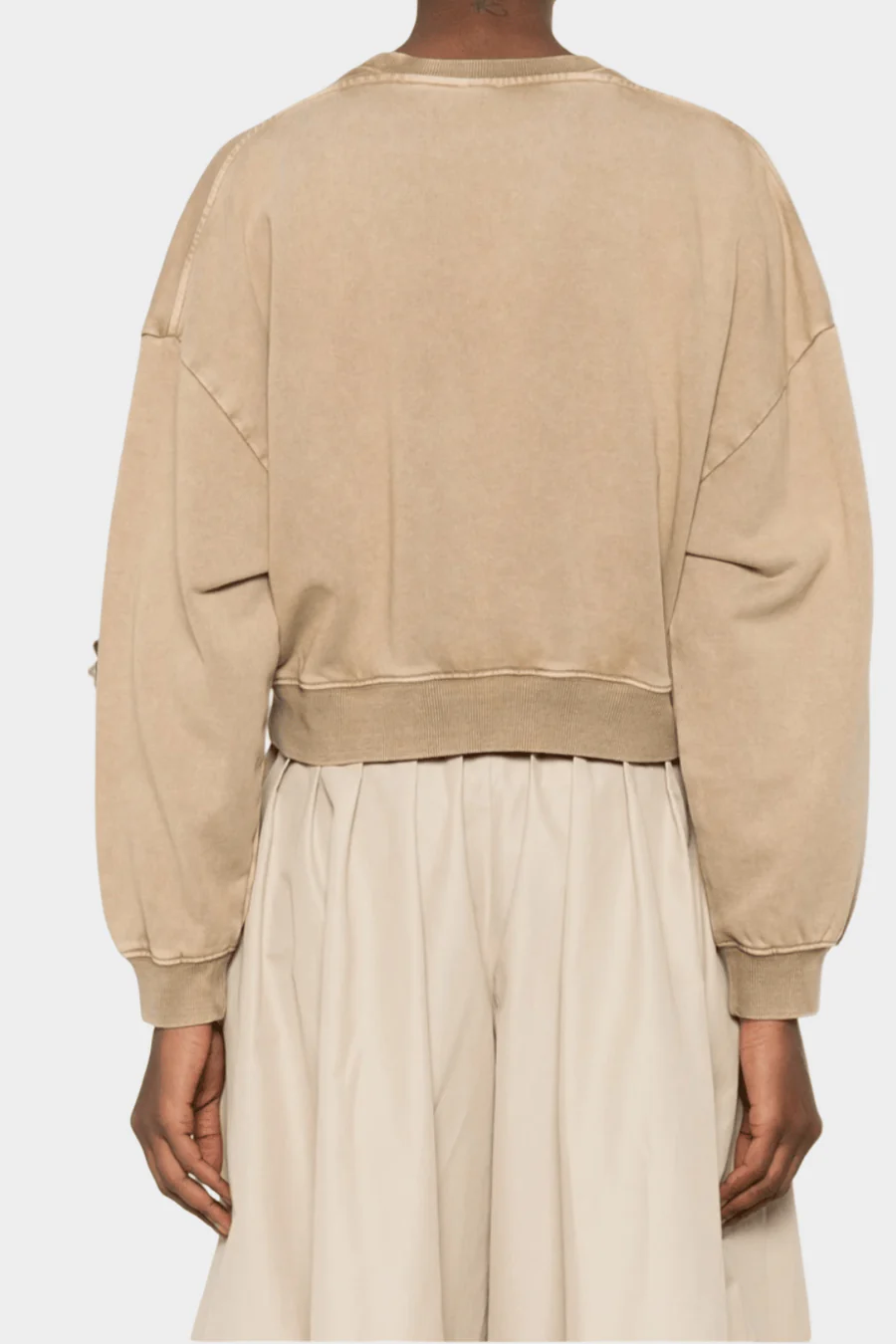 Pinko Sweater Borduursel 106302-A34L Beige-Kelp - Afbeelding 4