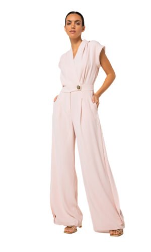 Caroline Biss Jumpsuit Plooien 1505 Nude