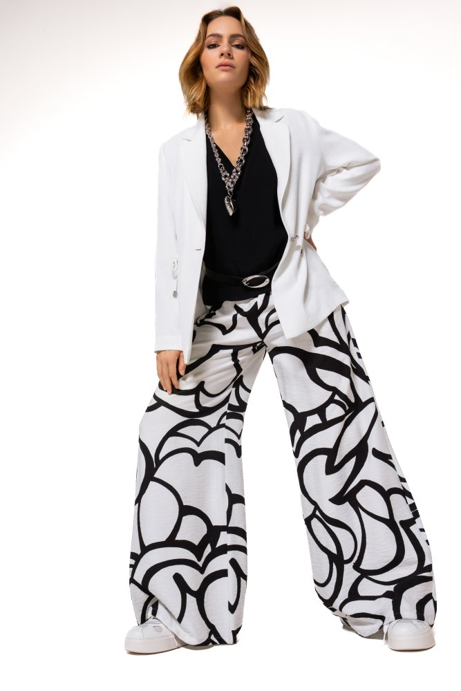 Caroline Biss Palazzo Broek Bloemenprint 1561 Multicolor - Afbeelding 2