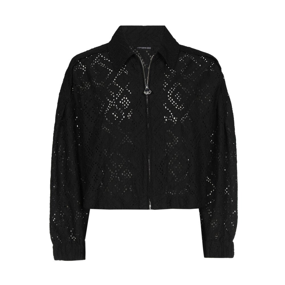 Caroline Biss Bolerovest Kant 1854 Zwart - Afbeelding 2