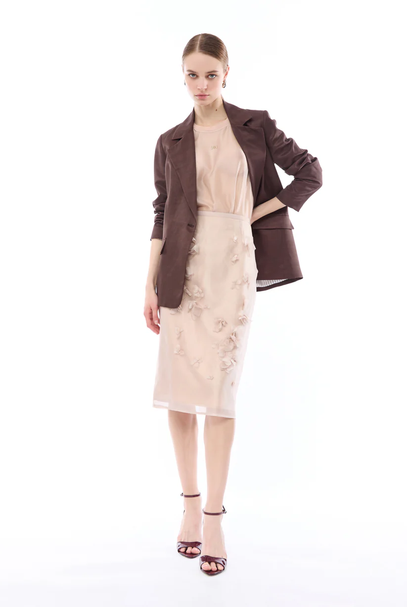 Nenette Blouse 41BB-FEMON Cipria - Afbeelding 2