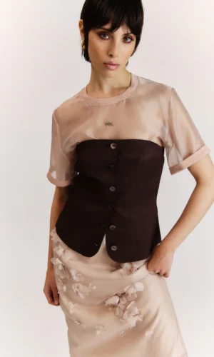 Nenette Blouse 41BB-FEMON Cipria