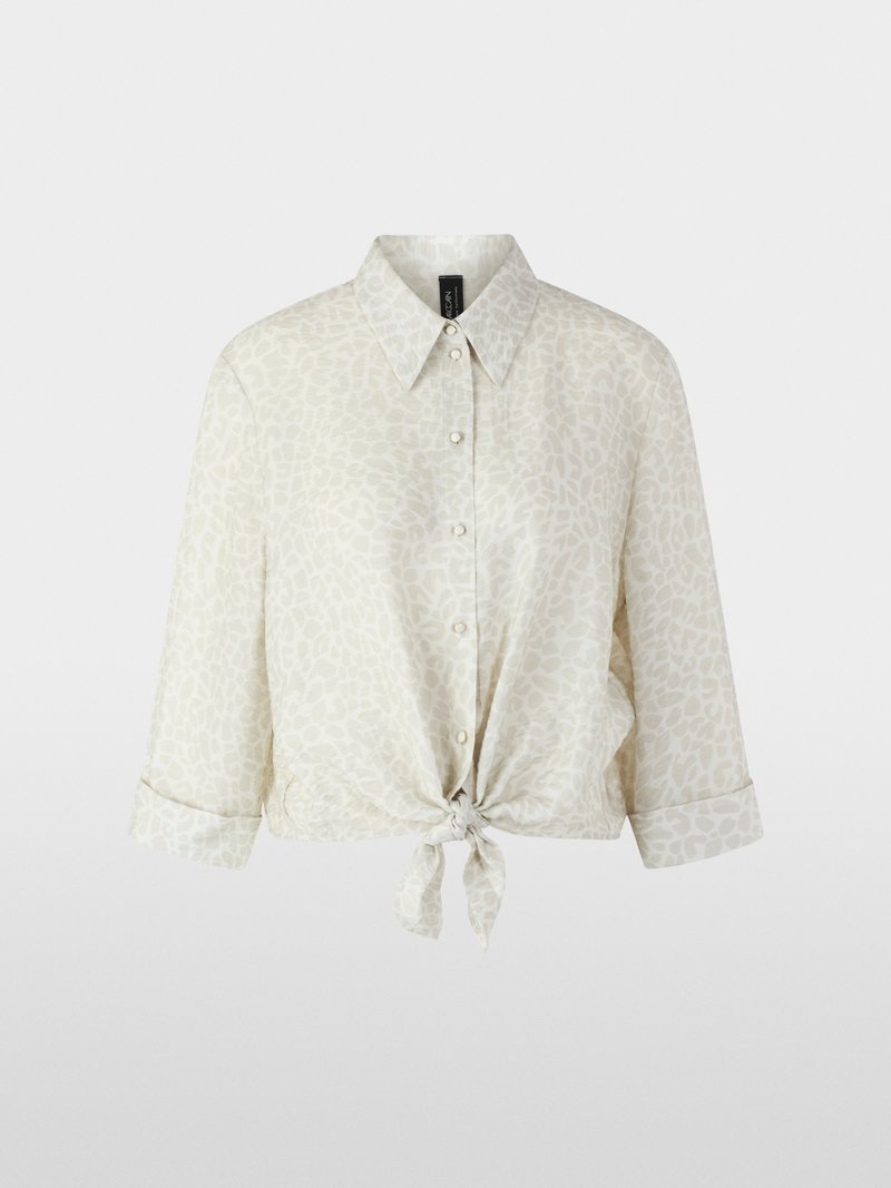 MarcCain Blouse Knoopdetail AC5143W58 Bright Ecru - Afbeelding 8