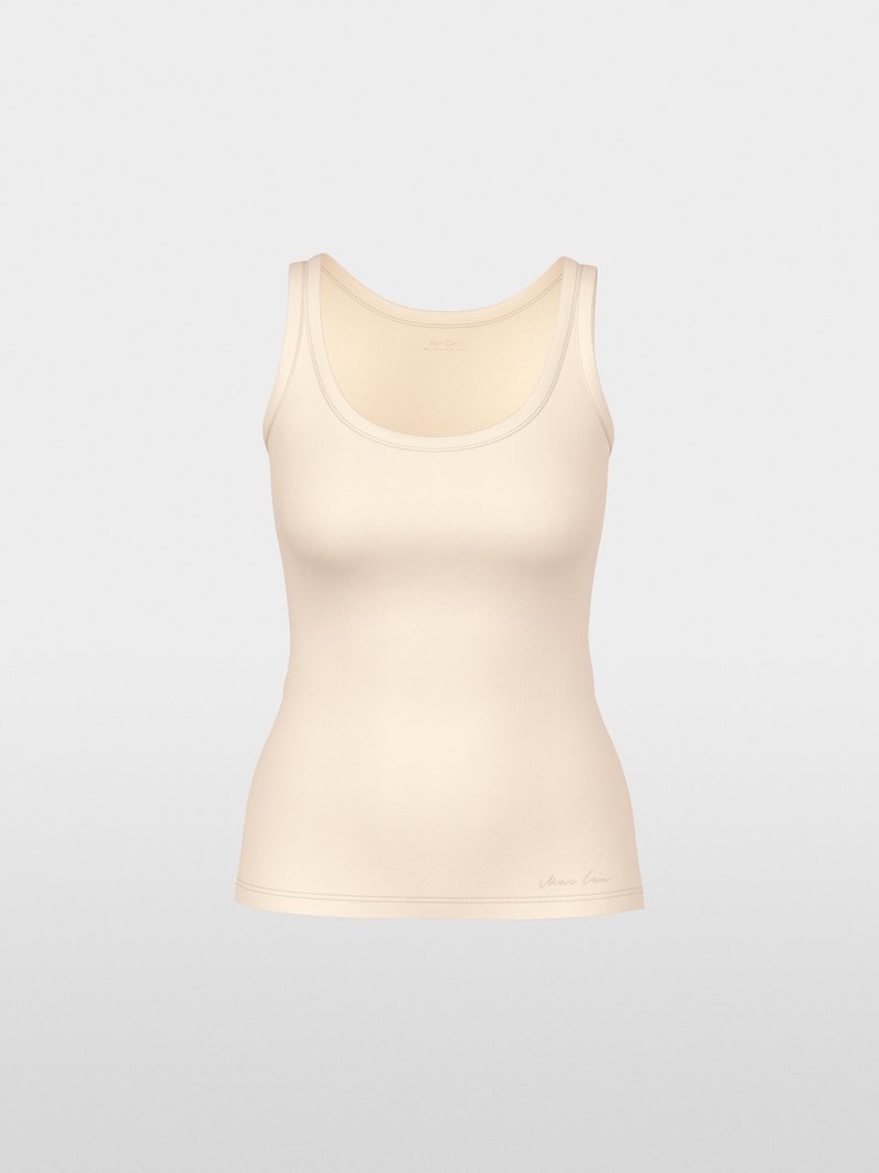 MarcCain Basic Top Stretchkatoen AC6139J14 Bright Ecru - Afbeelding 7
