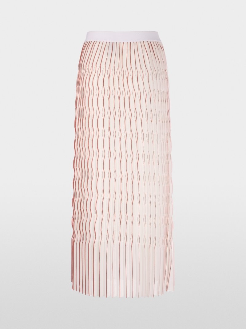 MarcCain Maxirok Plissés AC7125W76 Etruscan Red - Afbeelding 9