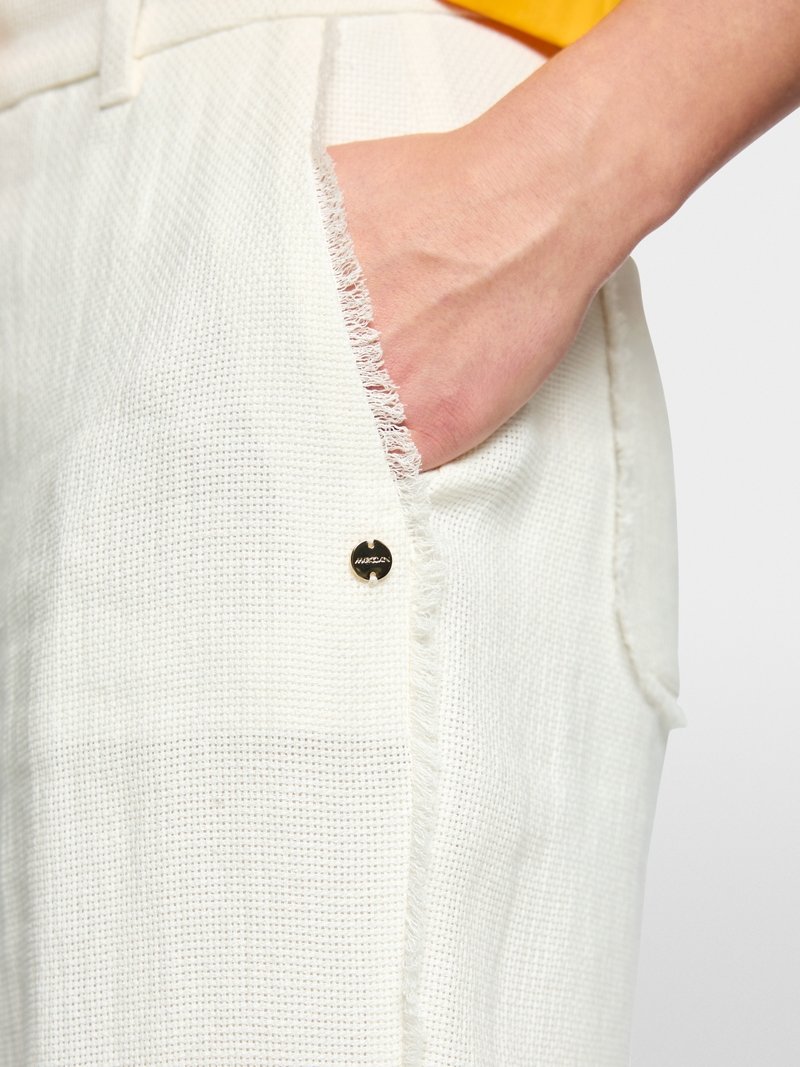 MarcCain Broek WUKARI AC8175W62 Off White - Afbeelding 3