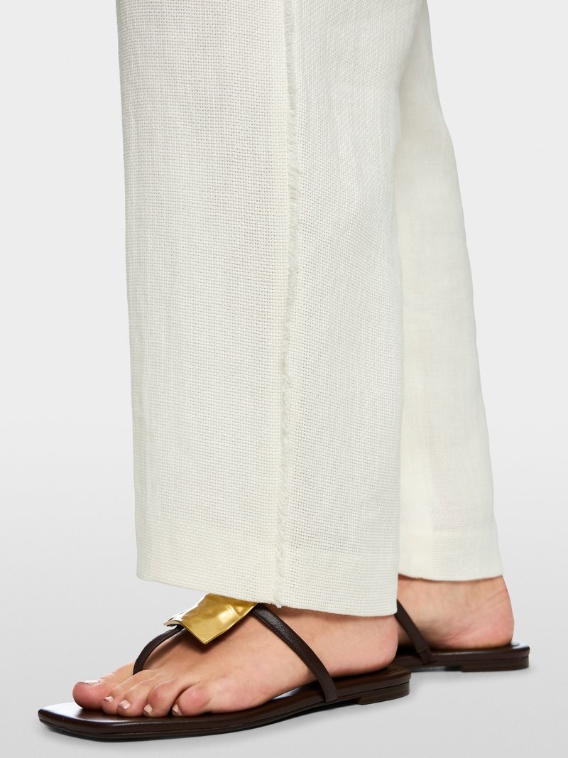 MarcCain Broek WUKARI AC8175W62 Off White - Afbeelding 4