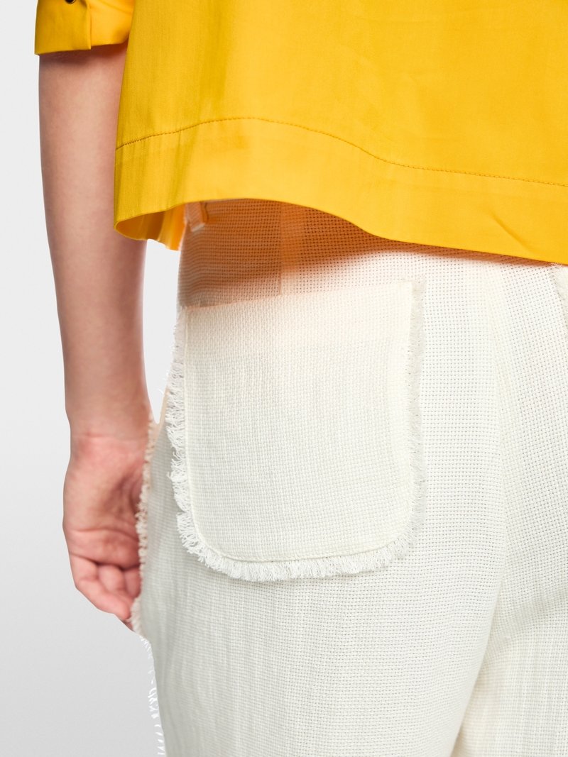 MarcCain Broek WUKARI AC8175W62 Off White - Afbeelding 5