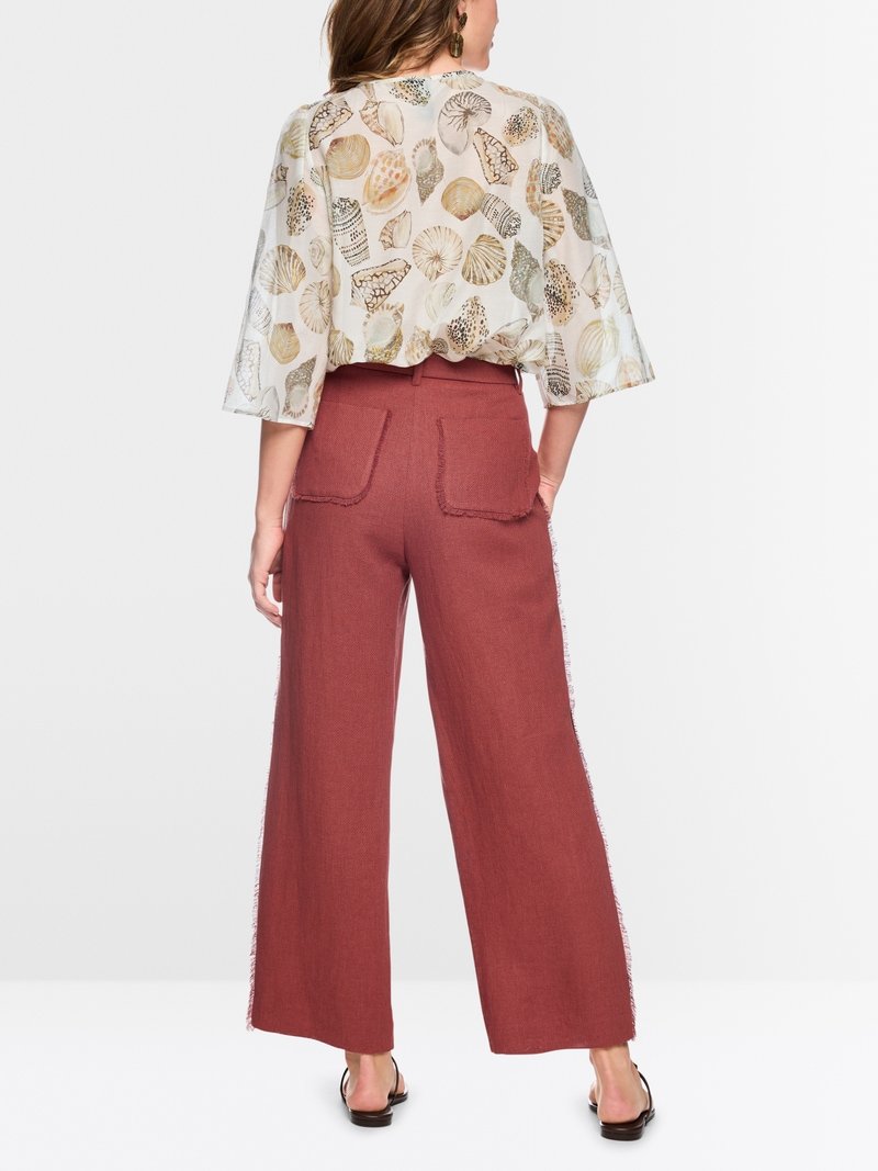 MarcCain Broek WUKARI AC8175W62 Etruscan Red - Afbeelding 7