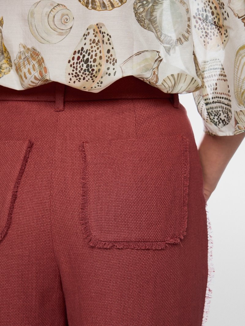 MarcCain Broek WUKARI AC8175W62 Etruscan Red - Afbeelding 4