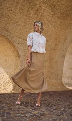 Nukus Floortje Rok NKS10022 Camel