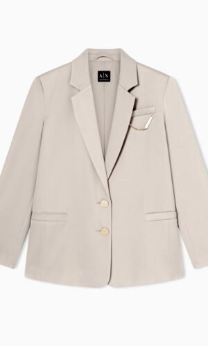 Armani Exchange Blazer Mixed Fabric XW001953 Zand