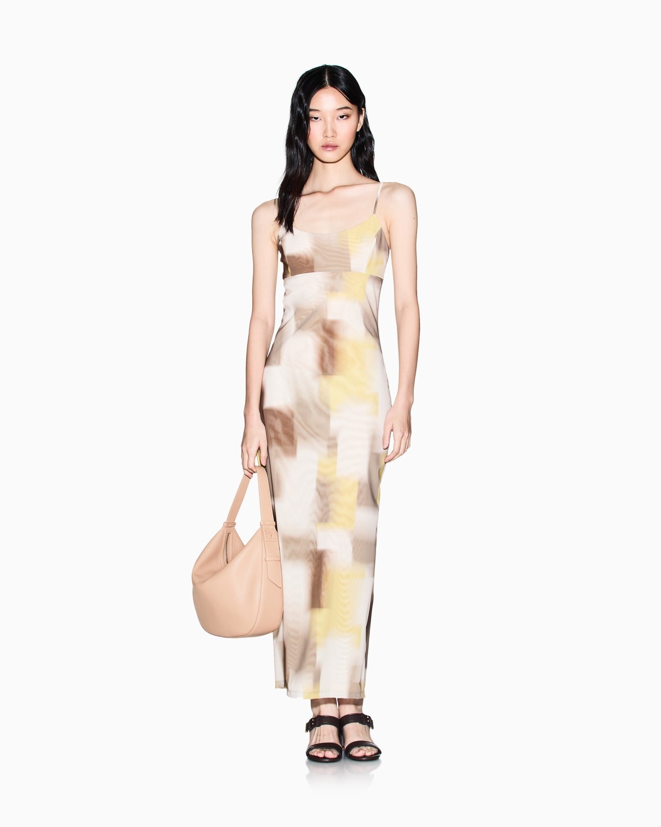 Armani Exchange Maxi Mesh Jurk XW002054 Multi Color