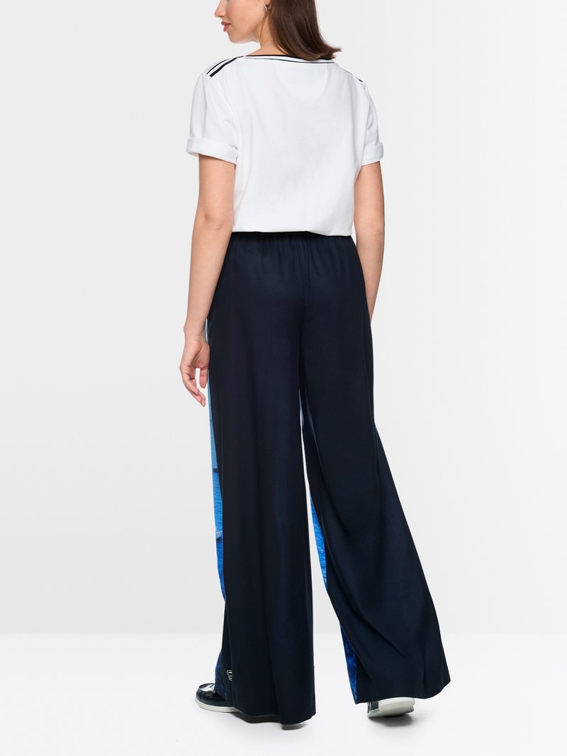 MarcCain Wijde Broek WILLMAR AS8149W44 Little Boy Blue - Afbeelding 6